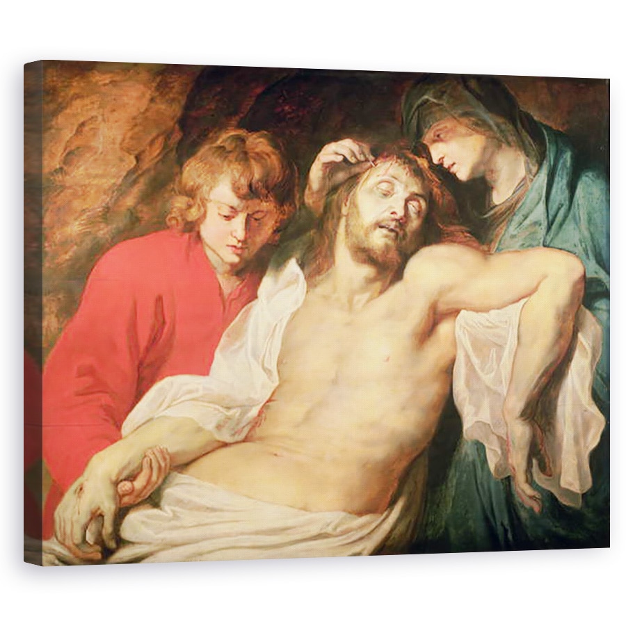 Tablou canvas - Peter Paul Rubens - Lament al lui Hristos de catre Fecioara si Sfantul Ioan, 40 x 50 cm