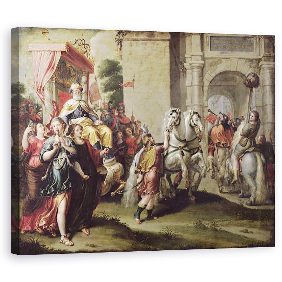 Tablou canvas - Peter van Lint - Triumful lui David, 60 x 75 cm