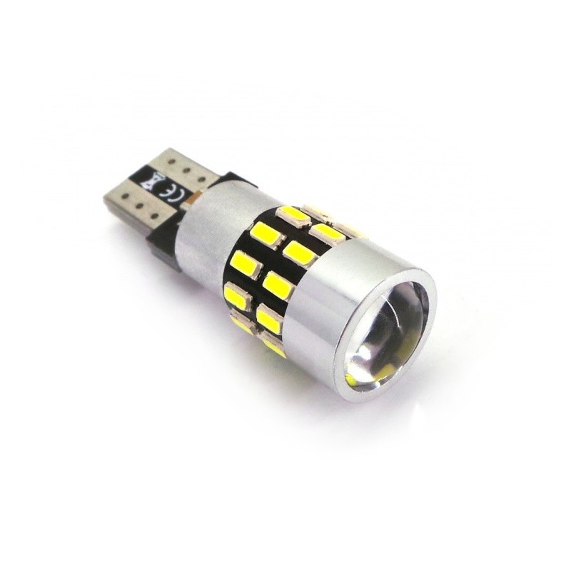 Комплект 2 led крушки T10 W5W червени Canbus 3 SMD 3838 Xentech Light 2000k  