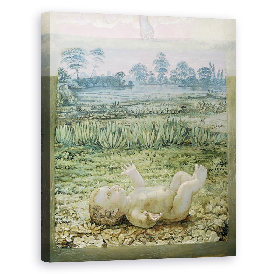 Tablou canvas - Philipp Otto Runge - O sectiune din cea de-a doua versiune a Diminetii I, 60 x 75 cm