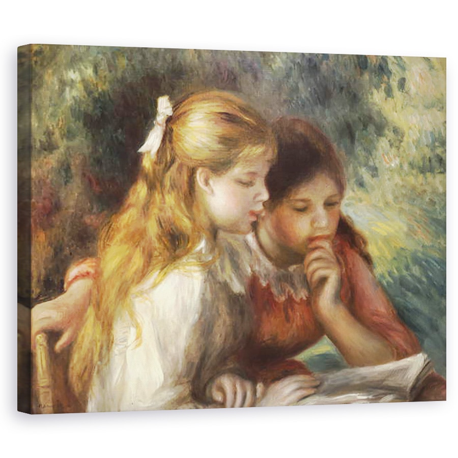 Tablou canvas - Pierre Auguste Renoir - Lectura, 40 x 50 cm