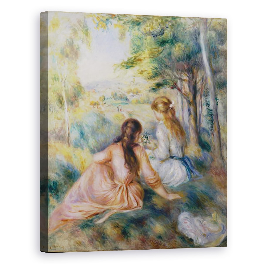 Tablou canvas - Pierre Auguste Renoir - in lunca, 40 x 50 cm