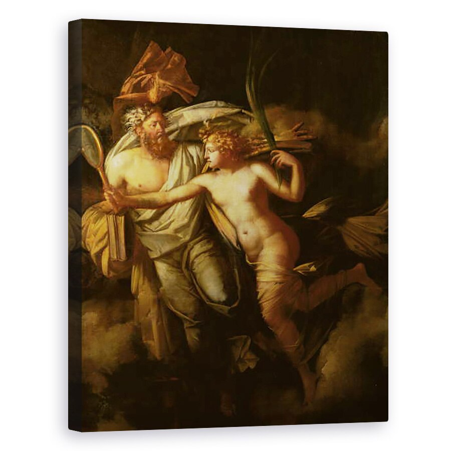 Tablou canvas - Philippe Auguste Hennequin - Fragment de Triumf al poporului francez, sau 10 august, 40 x 50 cm