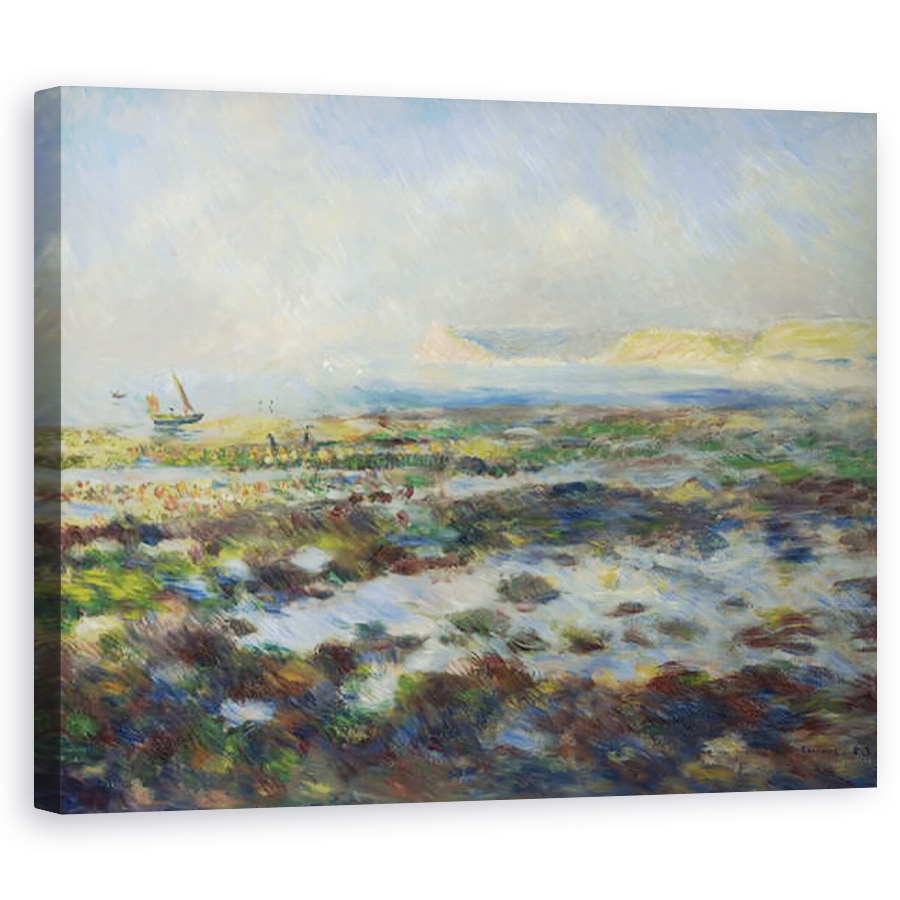 Tablou canvas - Pierre Auguste Renoir - Tree scazuta, Yport, 40 x 50 cm