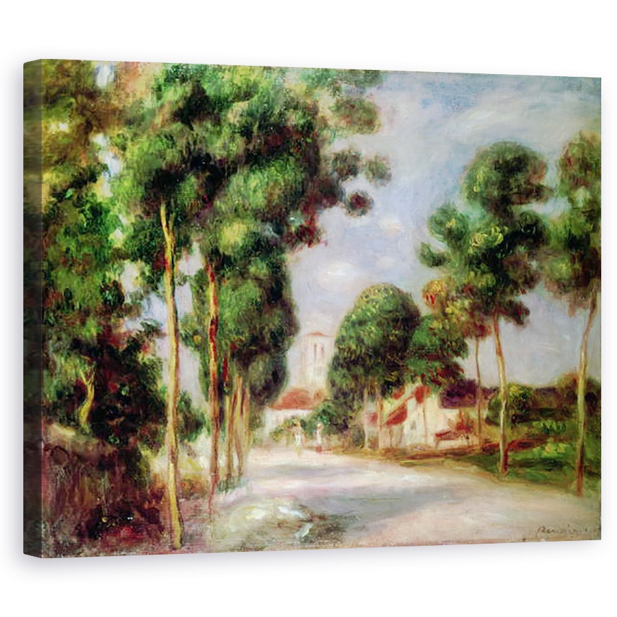 Tablou canvas - Pierre Auguste Renoir - Drumul spre Essoyes, 40 x 50 cm