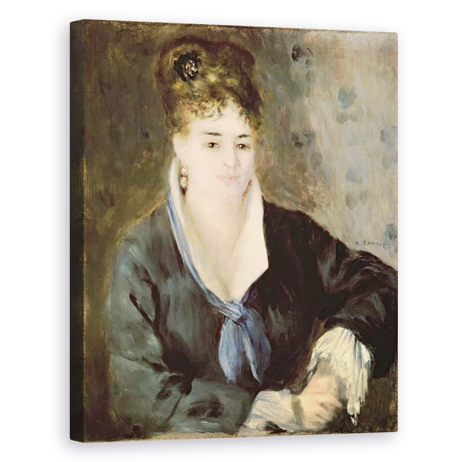 Tablou canvas - Pierre Auguste Renoir - Doamna in Negru, 40 x 50 cm