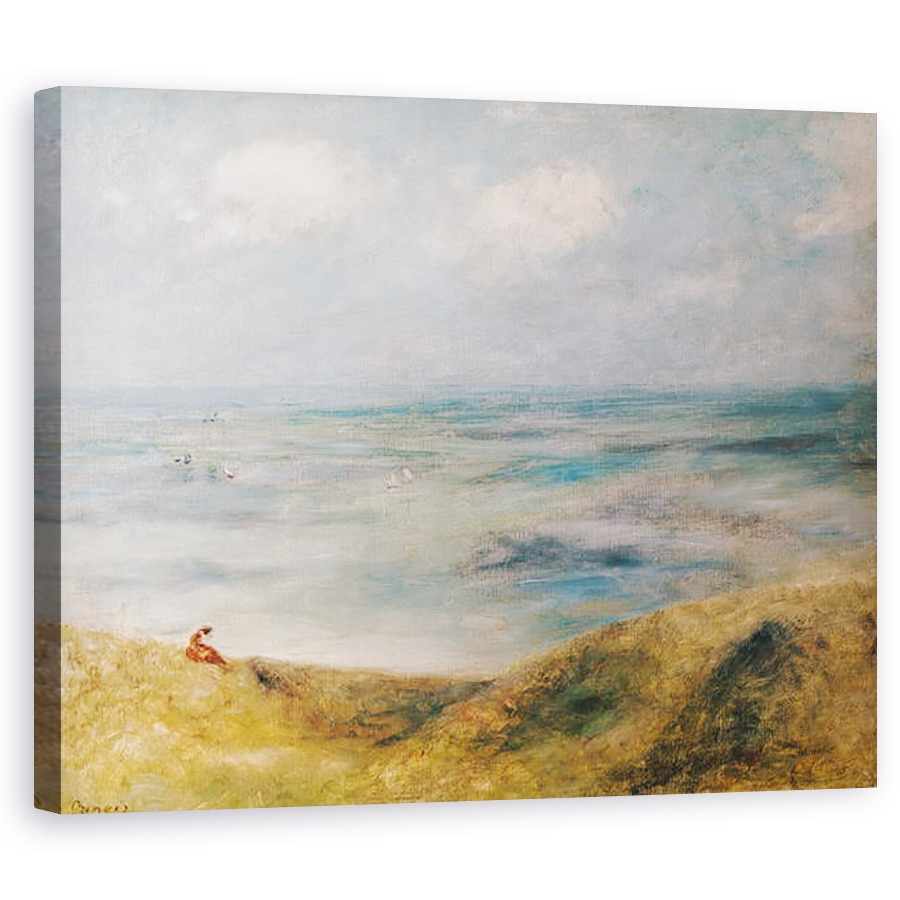 Tablou canvas - Pierre Auguste Renoir - Vedere la mare, 40 x 50 cm