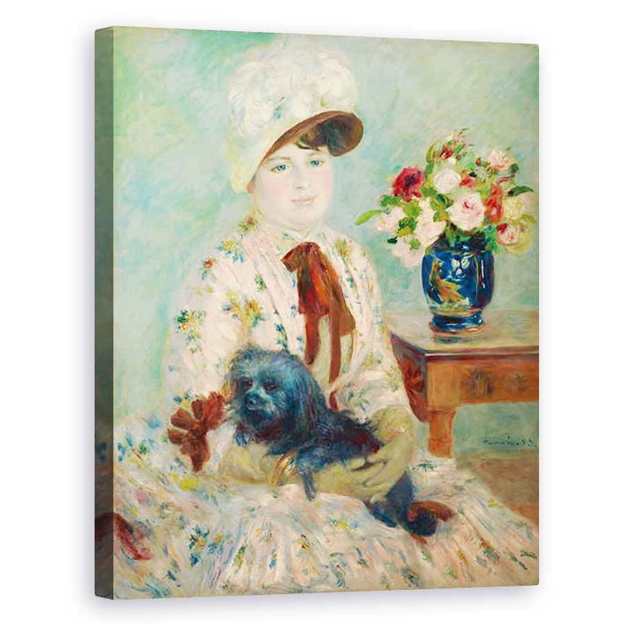 Tablou canvas - Pierre Auguste Renoir - Dra Charlotte Berthier, 60 x 75 cm