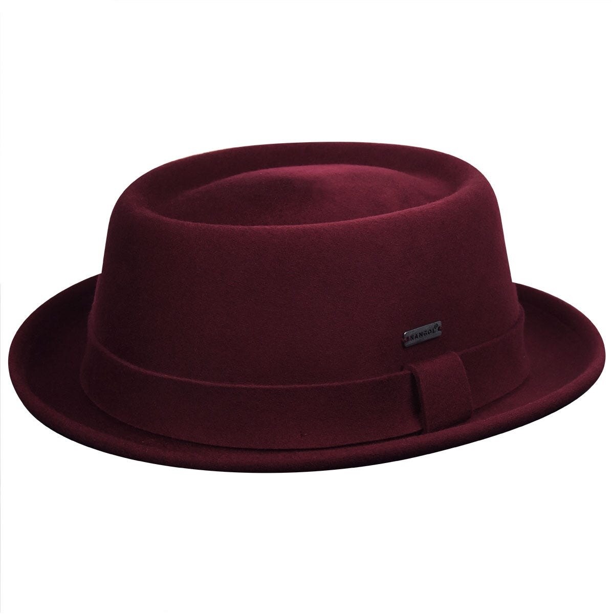 Palarie Kangol Polished Pork Pie Rosu, M