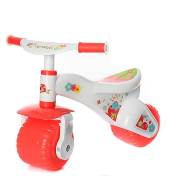 Bicicleta premergatoare Walk Bike, rosu cu alb Bicicleta premergatoare Walk Bike, rosu cu alb