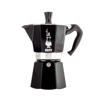 Espressor pentru aragaz Bialetti Moka Express, capacitate 6 cupe, negru Espressor pentru aragaz Bialetti Moka Express, capacitate 6 cupe, negru