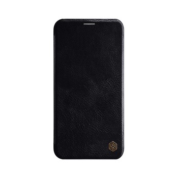 Husa Flip din Piele Apple iPhone 11 PRO MAX Qin Desire, High Level, No.1 Touch Optim Protect, Negru Husa Flip din Piele Apple iPhone 11 PRO MAX Qin Desire, High Level, No.1 Touch Optim Protect, Negru