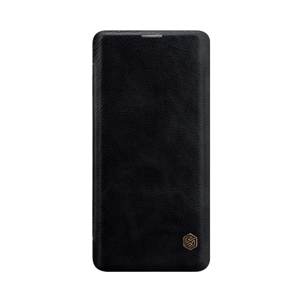 Husa Flip din Piele Samsung Galaxy S10 Qin Desire, High Level, No.1 Touch Optim Protect, Negru