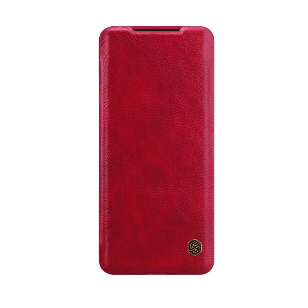 Husa Flip din Piele Samsung Galaxy S20 Qin Desire, High Level, No.1 Touch Optim Protect, Rosu