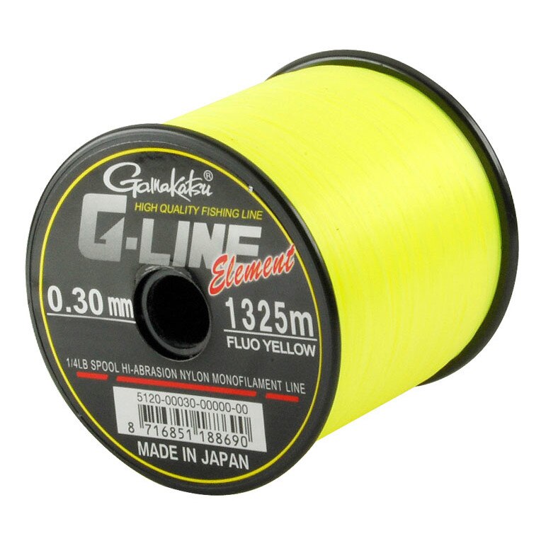 Monofilament Gamakatsu G-Line Element Fluo 0.28mm 1490m (5120-028)