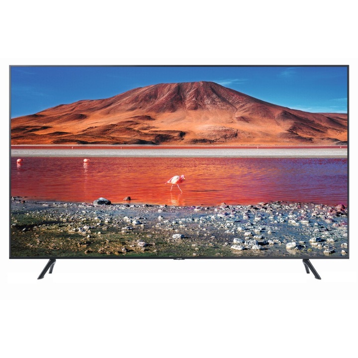 Televizor LED Samsung Crystal UHD 43TU7199, Smart TV 4K UHD, control vocal, Alexa, 108 cm, negru, Clasa A