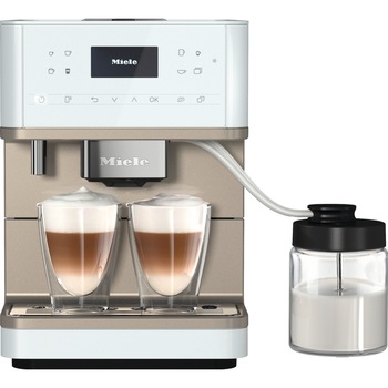 Espressor automat Miele CM 6360 MilkPerfection White CleanSteelMetallic, 15 bar, 1,8 L, WiFiConn@ct, BrilliantLight, OneTouch for Two, AromaticSystem, Argintiu Espressor automat Miele CM 6360 MilkPerfection White CleanSteelMetallic, 15 bar, 1,8 L, WiFiConn@ct, BrilliantLight, OneTouch for Two, AromaticSystem, Argintiu
