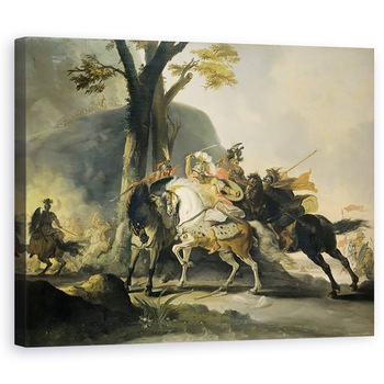 Tablou canvas - Cornelis Troost - Alexandru cel Mare la batalia de la raul Granicus din 334 i. Hr. impotriva persanilor, 60 x 75 cm Tablou canvas - Cornelis Troost - Alexandru cel Mare la batalia de la raul Granicus din 334 i. Hr. impotriva persanilor, 60 x 75 cm
