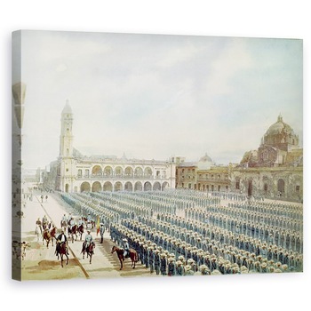 Tablou canvas - Daries - Expeditionarii spanioli din Vera Cruz in 1862 sub ordinele generalului Juan Prim y Prats, 60 x 75 cm Tablou canvas - Daries - Expeditionarii spanioli din Vera Cruz in 1862 sub ordinele generalului Juan Prim y Prats, 60 x 75 cm