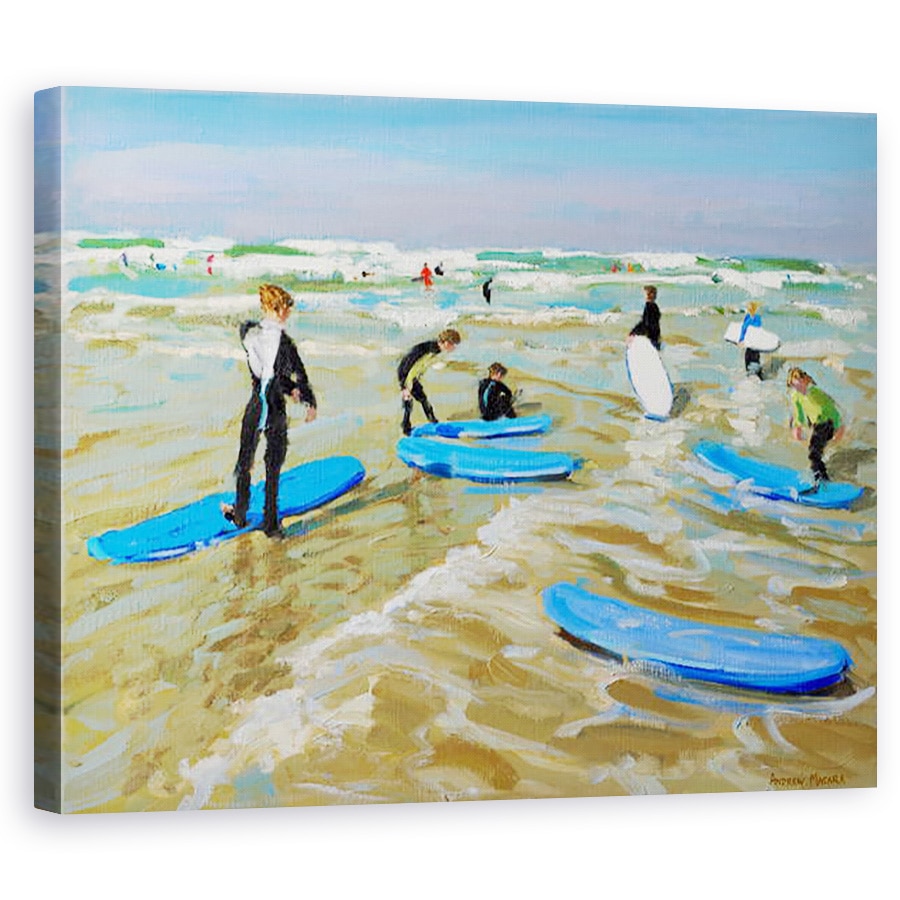 Tablou canvas - Andrew Macara - Placi albastre de surf, 40 x 50 cm