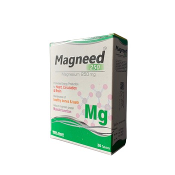 Supliment Alimentar Magneed - Magneziu 250 mg x 30 tablete Supliment Alimentar Magneed - Magneziu 250 mg x 30 tablete