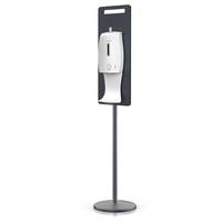 dispenser dozator automat cu senzor pentru sapun spuma cu suport antipicurare si suport pentru podea capacitate 1000 ml dozaj ajustabil 03 ml08 ml senzor detectie 5-8 cm abs alb imagen 59_0_
0