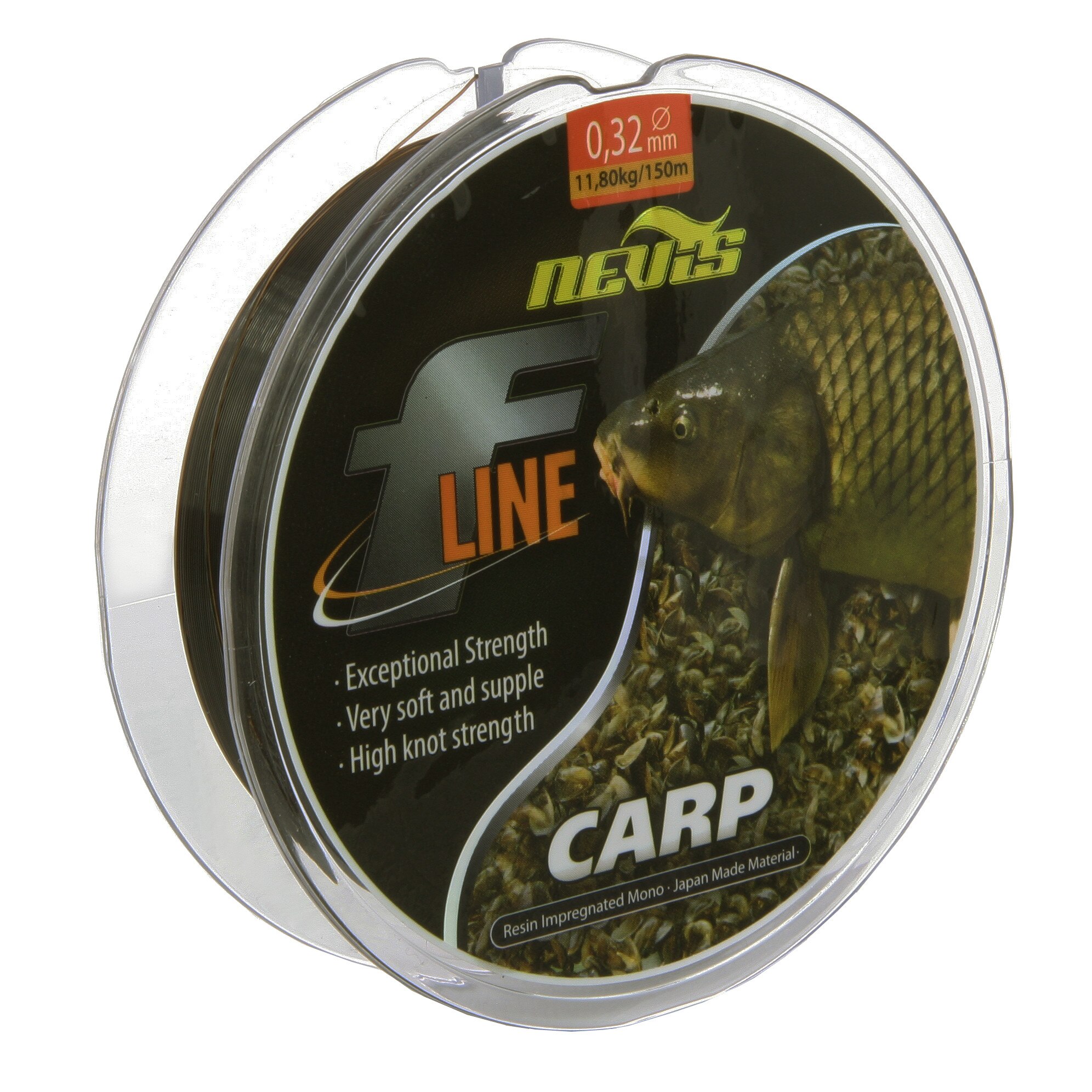 Fir Monofilament Nevis F-line Carp 300m 0.35