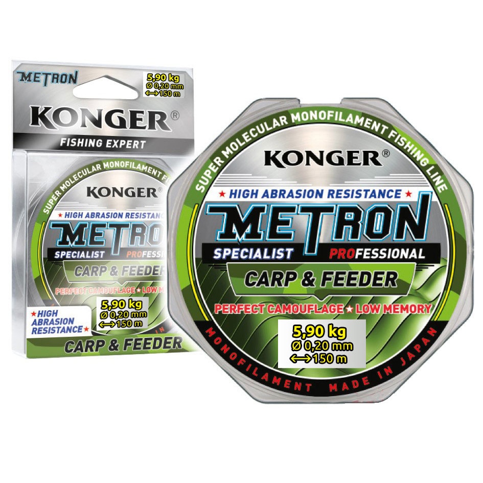 Fir Monofilament Konger-Metron Specialist Pro Carp_F 150m 0.20