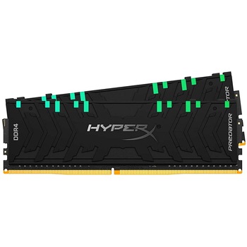 Memorie Kingston HyperX Predator RGB 64GB (2x32GB) DDR4 3600MHz CL18 Dual Channel Kit Memorie Kingston HyperX Predator RGB 64GB (2x32GB) DDR4 3600MHz CL18 Dual Channel Kit