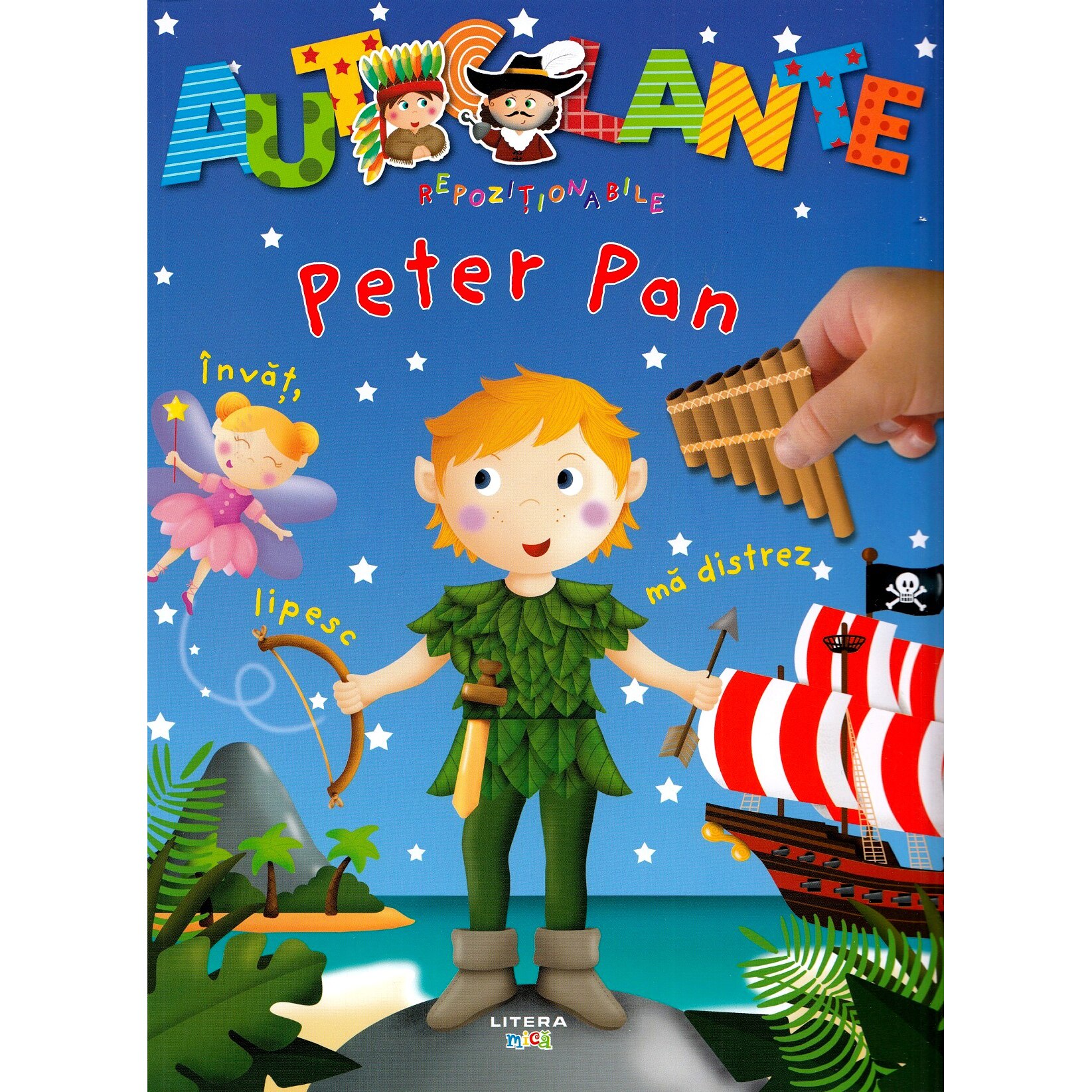 Autocolante repozitionabile. Peter Pan