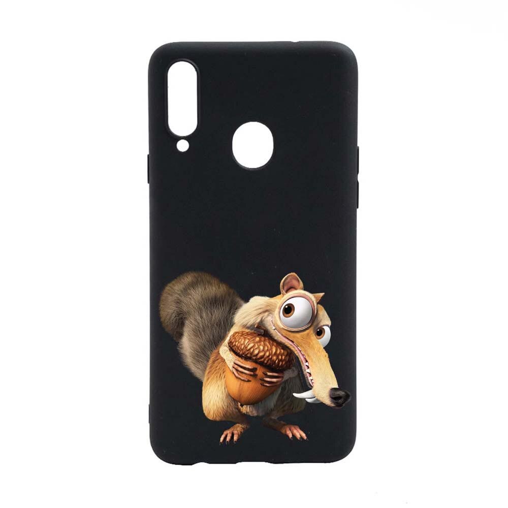 Husa Samsung Galaxy A20S, Ice Age Nutty, rezistenta la uzura, anti-alunecare, din silicon Premium, B23
