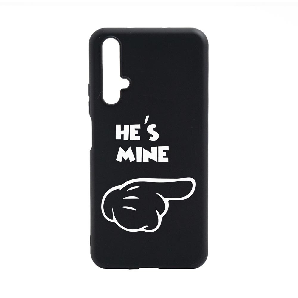 Husa Huawei Nova 5T, He's Mine, rezistenta la uzura, anti-alunecare, din silicon Premium, B105