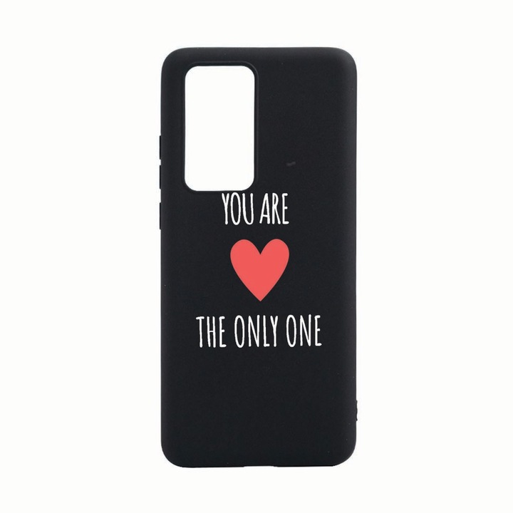 Huawei P40, You are the only One, устойчив на износване, противоплъзгащ се, премиум силиконов калъф, B114