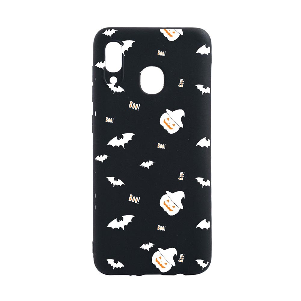 Husa Samsung Galaxy A20, Halloween, rezistenta la uzura, anti-alunecare, din silicon Premium, B156