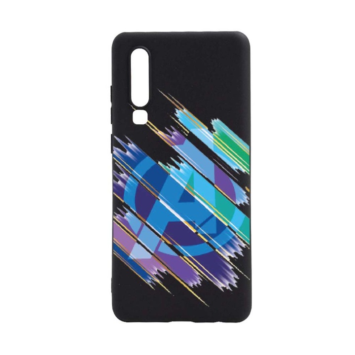 Huawei P30 Avangers Устойчив на износване противоплъзгащ премиум силиконов калъф B200