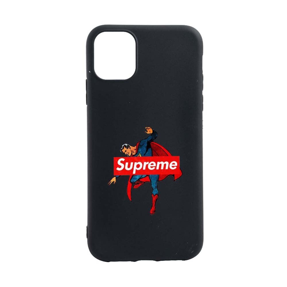 Husa Apple iPhone 11, Supreme, Superman, rezistenta la uzura, anti-alunecare, din silicon Premium, B259
