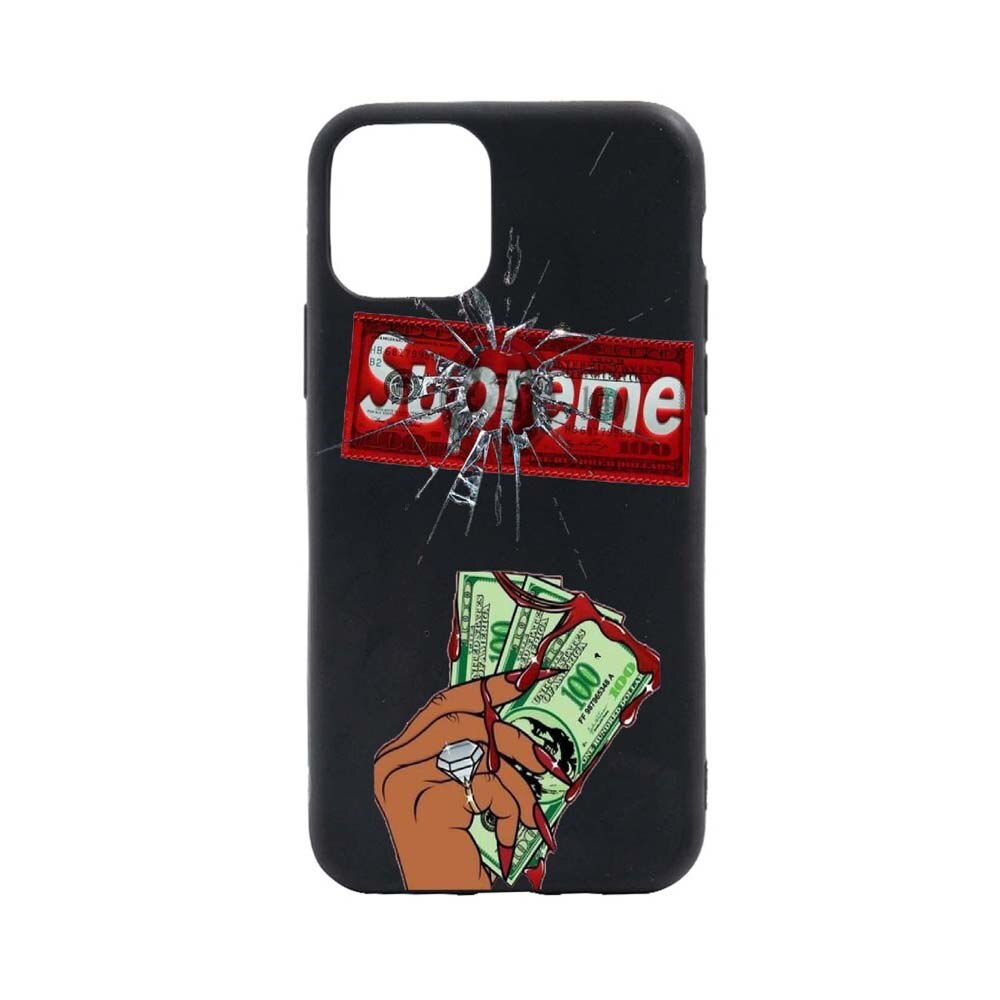 Husa Apple iPhone 11 Pro, Supreme, Money, rezistenta la uzura, anti-alunecare, din silicon Premium, B257