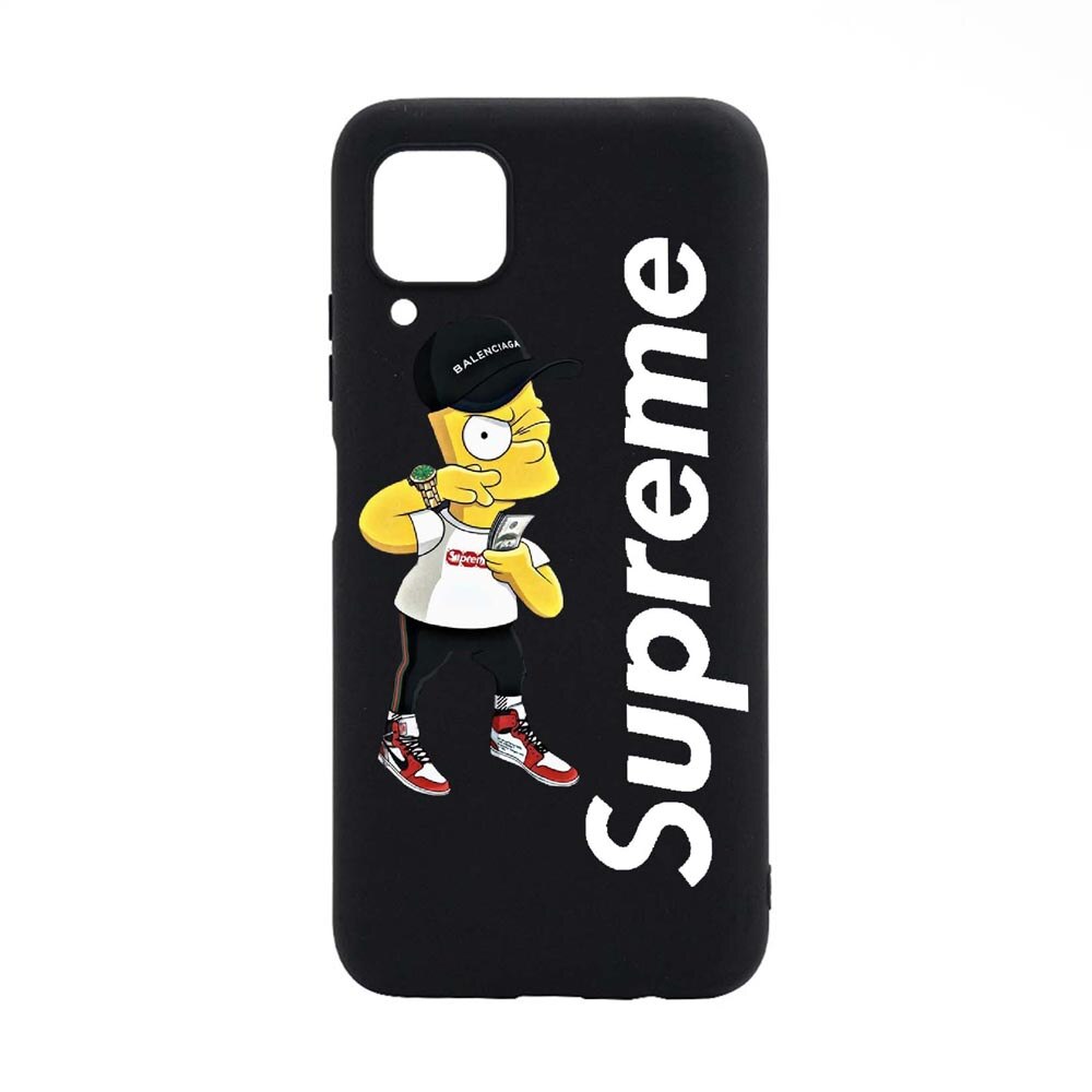 Husa Huawei P40 Lite, Supreme, The Simpsons, rezistenta la uzura, anti-alunecare, din silicon Premium, B258