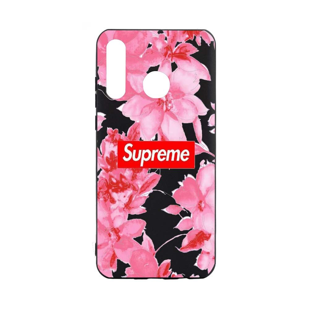 Husa Huawei P30 Lite, Supreme, flowers, rezistenta la uzura, anti-alunecare, din silicon Premium, B260