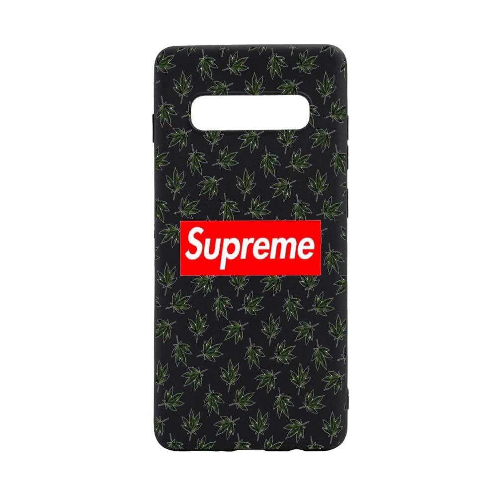 Husa Samsung Galaxy S10, Supreme, Cannabis, rezistenta la uzura, anti-alunecare, din silicon Premium, B263