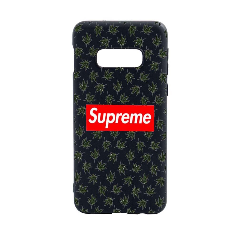 Husa Samsung Galaxy S10E, Supreme, Cannabis, rezistenta la uzura, anti-alunecare, din silicon Premium, B263