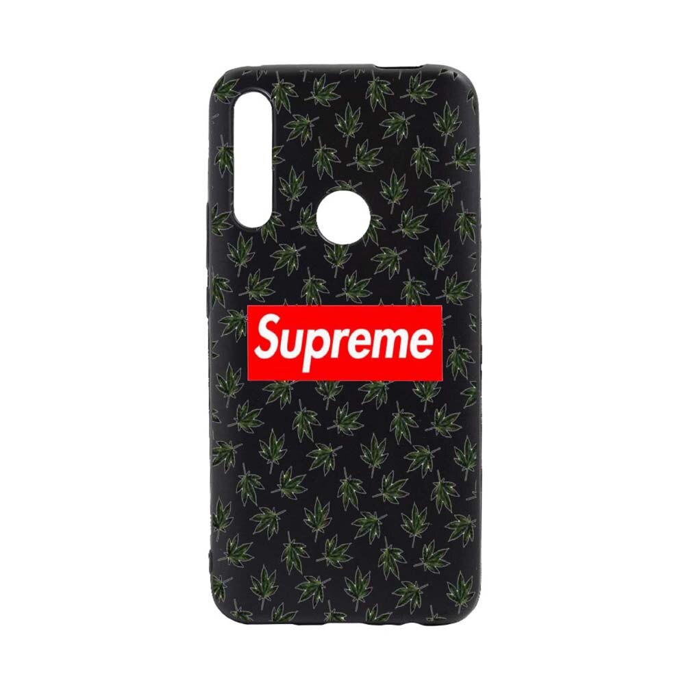 Husa Huawei Y7 2019, Supreme, Cannabis, rezistenta la uzura, anti-alunecare, din silicon Premium, B263