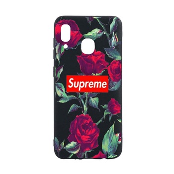 Husa Samsung Galaxy A20, Supreme, Rose, rezistenta la uzura, anti-alunecare, din silicon Premium, B262 Husa Samsung Galaxy A20, Supreme, Rose, rezistenta la uzura, anti-alunecare, din silicon Premium, B262