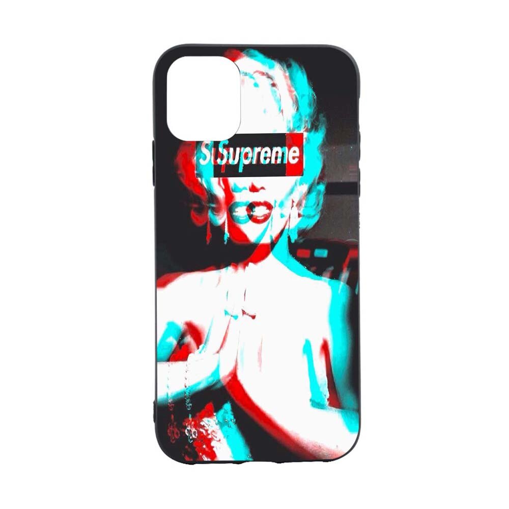 Husa Apple iPhone 11, Supreme, Marilyn Monroe, rezistenta la uzura, anti-alunecare, din silicon Premium, B265