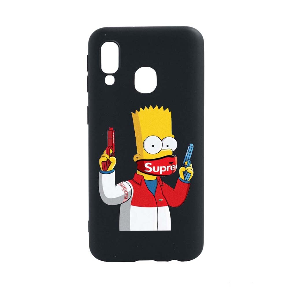 Husa Samsung Galaxy A40, Supreme, The Simpsons, rezistenta la uzura, anti-alunecare, din silicon Premium, B270