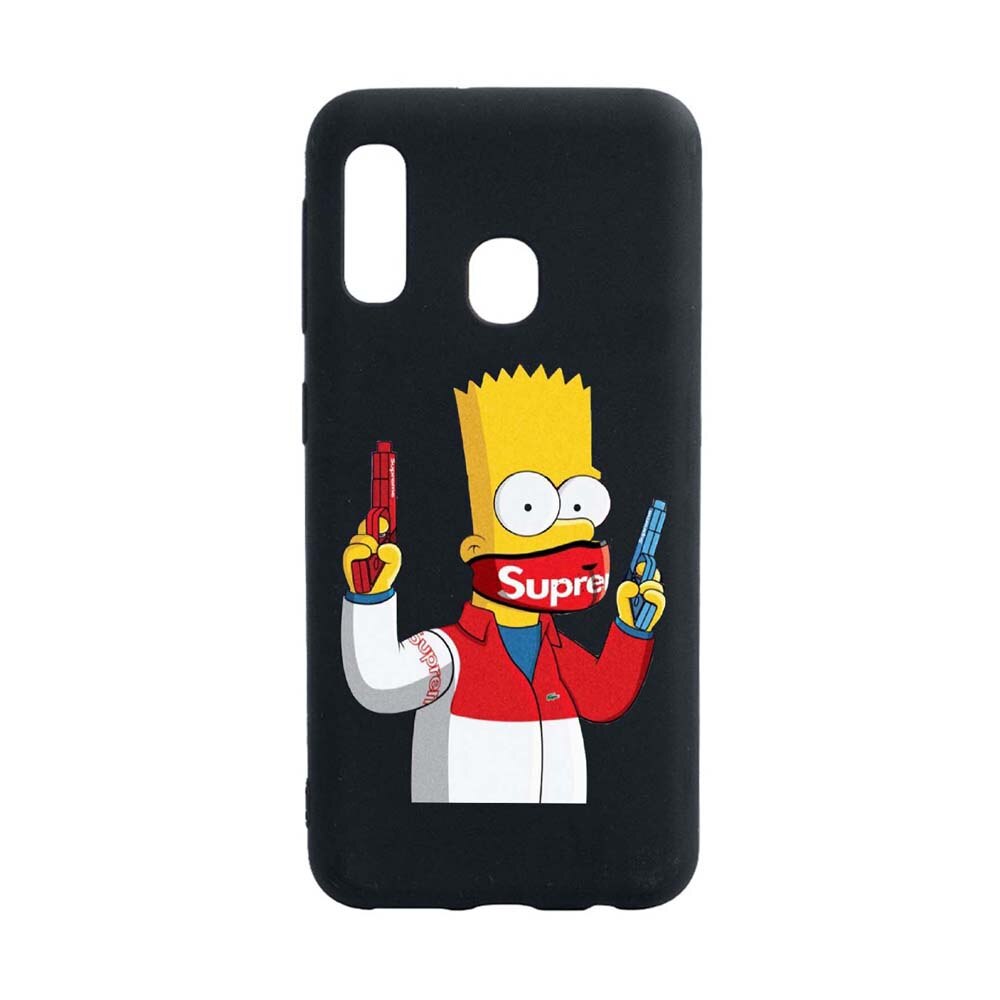Husa Samsung Galaxy A20E, Supreme, The Simpsons, rezistenta la uzura, anti-alunecare, din silicon Premium, B270