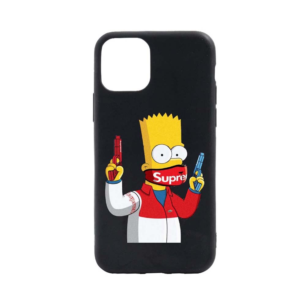 Husa Apple iPhone 11 Pro, Supreme, The Simpsons, rezistenta la uzura, anti-alunecare, din silicon Premium, B270