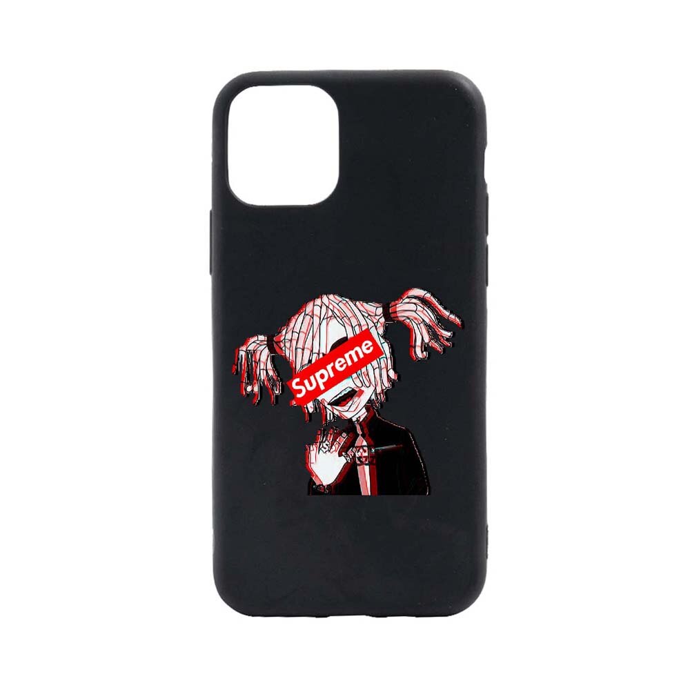 Husa Apple iPhone 11 Pro, Supreme, Pink Girl, rezistenta la uzura, anti-alunecare, din silicon Premium, B269