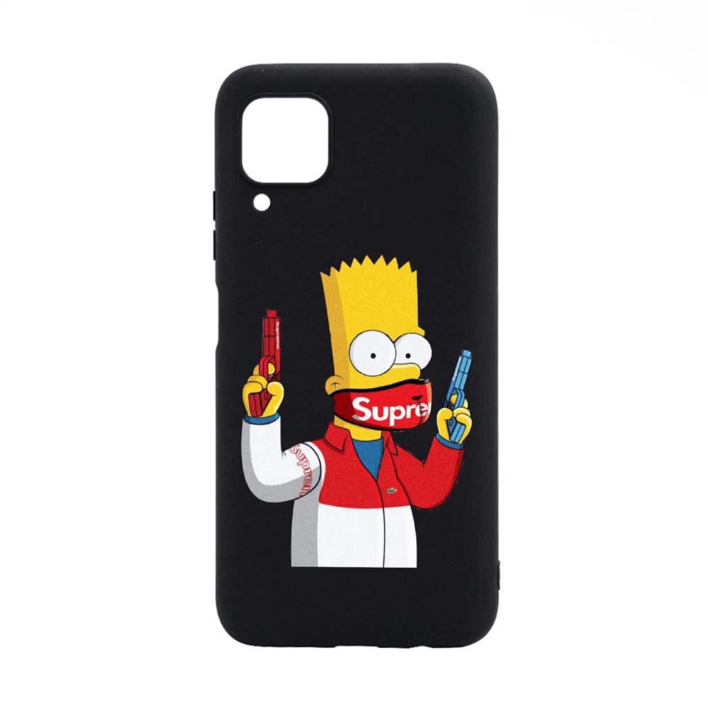 Husa Huawei P40 Lite, Supreme, The Simpsons, rezistenta la uzura, anti-alunecare, din silicon Premium, B270