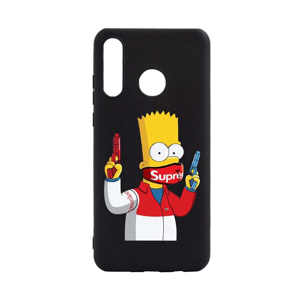 Husa Huawei P30 Lite, Supreme, The Simpsons, rezistenta la uzura, anti-alunecare, din silicon Premium, B270